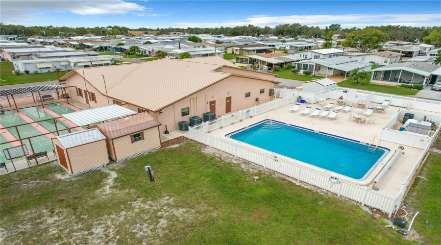 Community Pool And Clubhouse