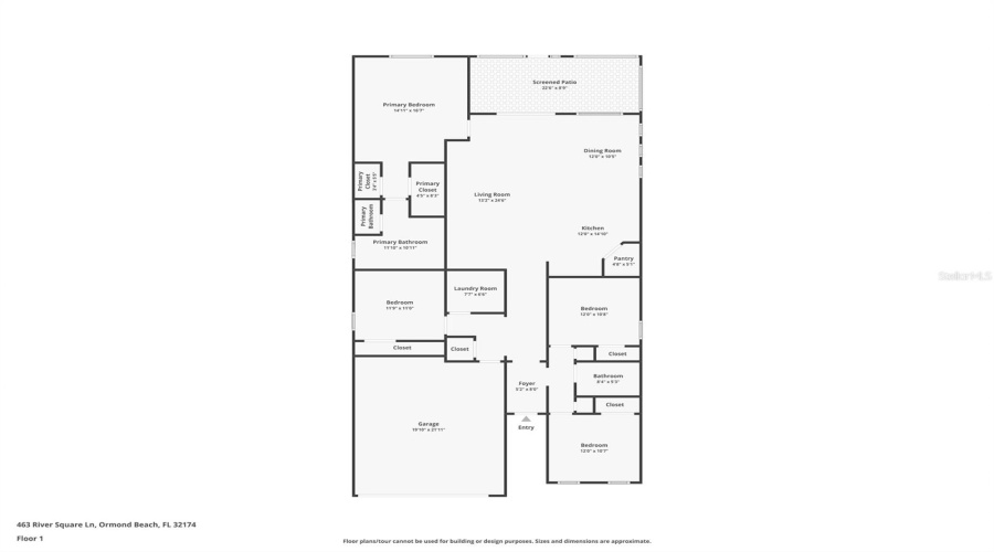Ormond Beach, Florida 32174, 4 Bedroom Bedrooms, ,2 Bathroombathrooms,Residential,For Sale,River Square,0,Mfrv4950780