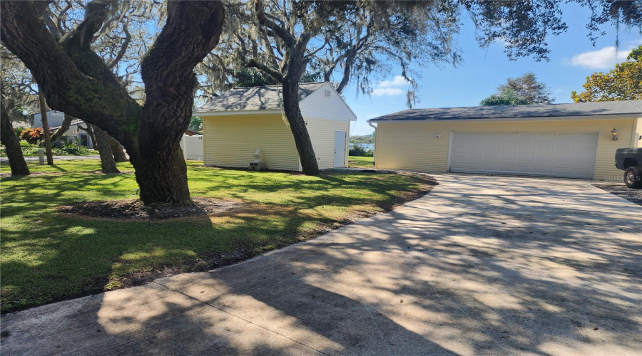 Oversized Garage And Shed