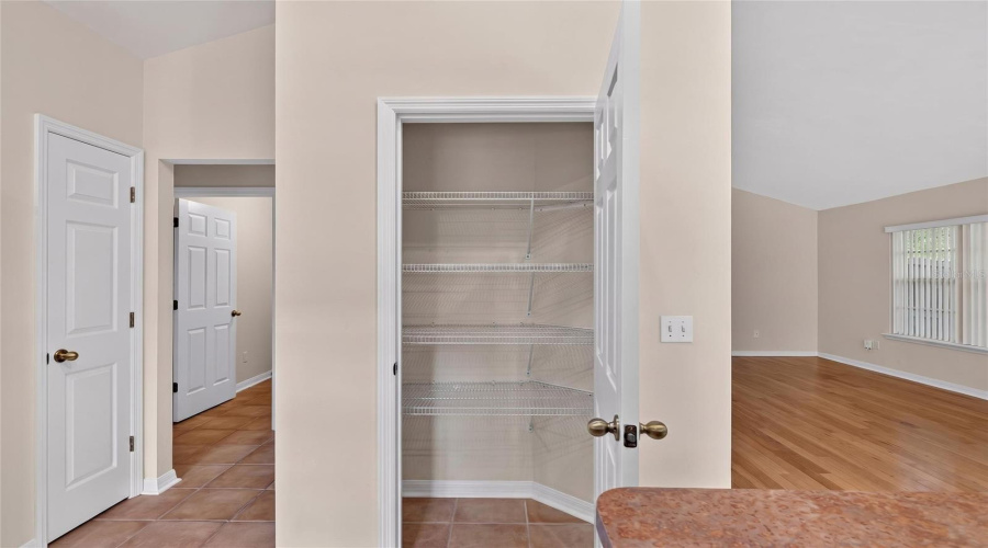 Spacious Kitchen Pantry