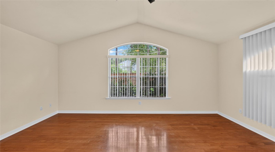 Primary Bedroom Has Vaulted Ceilings