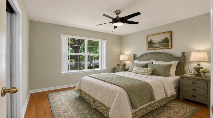 Guest Room #1 Virtually Staged