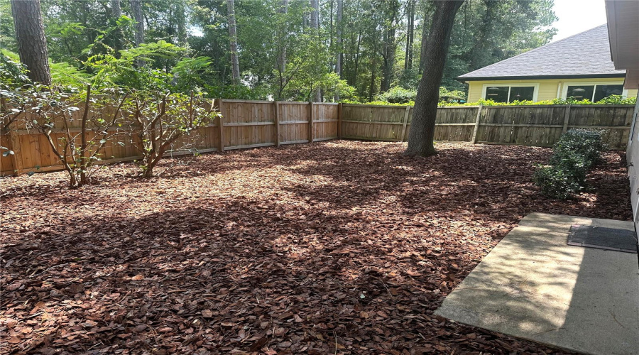 Totally Fenced Yard