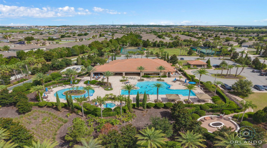 Esplanade At Highland Ranch Overhead Amenities View