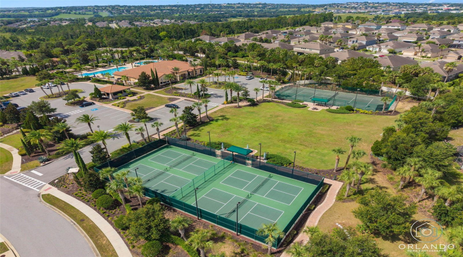 4 Pickle Ball Courts For Your Playing Enjoyment. The Courts Are Lighted For Nighttime Play.