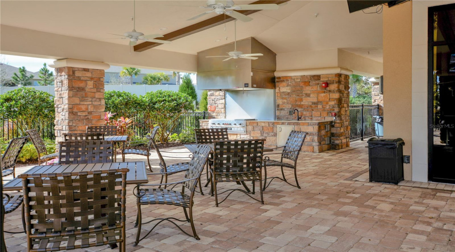 The Esplanade Grill On The Veranda Is Available For Residents To Use. The Cooking Club Meets Here Too.