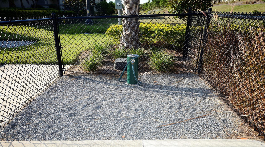 Dog Park Clean Up Area