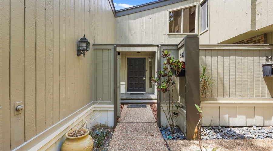 Gated Courtyard Entrance