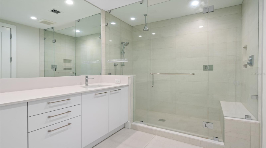 Primary Bath With Luxury Shower