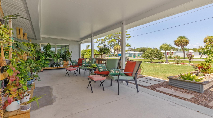 Great Covered Long Patio