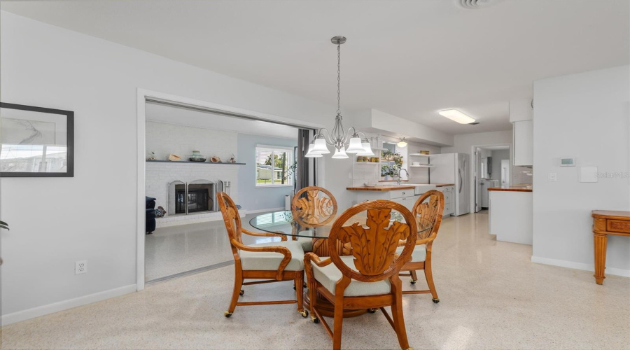 Dinning Area Just Off Living Room