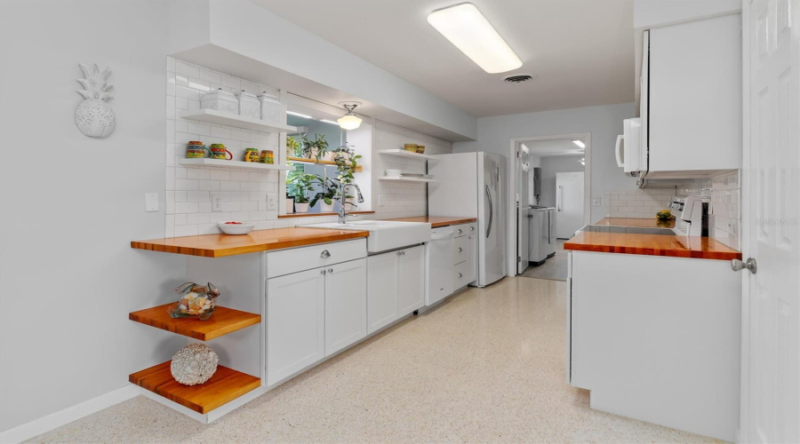 Walking Into The Kitchen