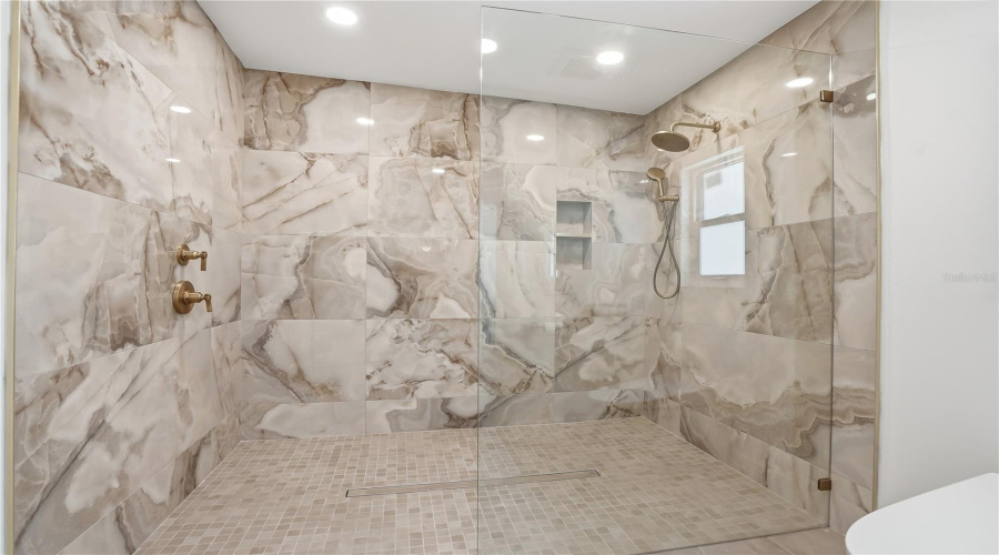 Zero-Entry Shower