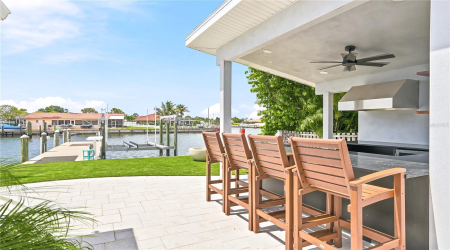 Brand-New Outdoor Kitchen