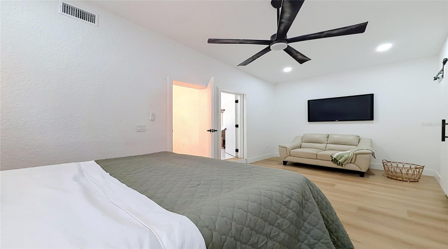 Spacious Primary Suite With Room For Your Own Sitting Area.