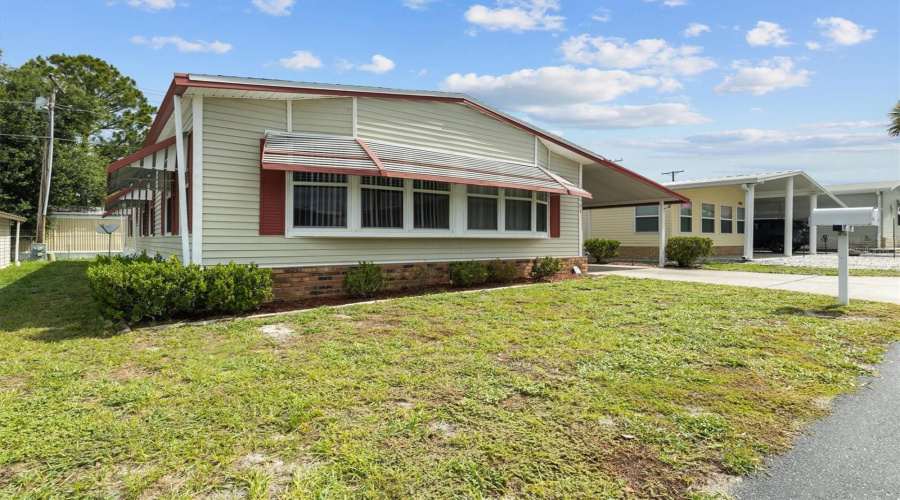 Front Exterior - Exterior Awnings