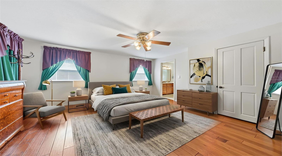 Primary Bedroom Virtually Staged