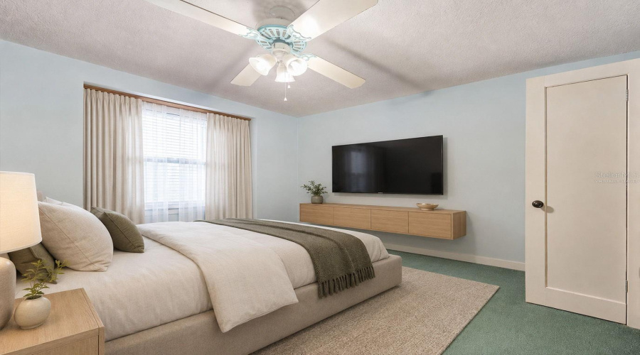 Virtually Staged Bed 3