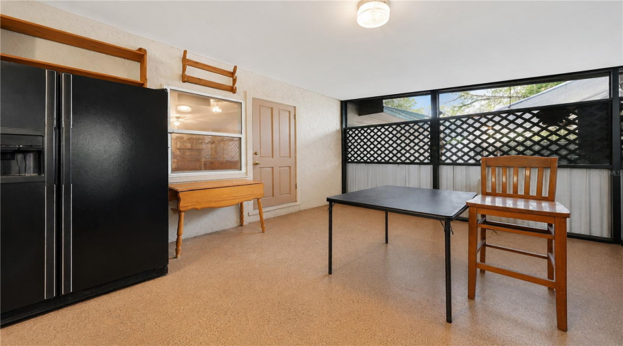 Florida Room Furniture Removed