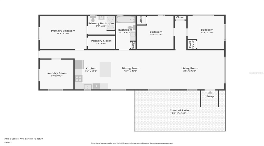 Bartow, Florida 33830, 3 Bedroom Bedrooms, ,2 Bathroombathrooms,Residential,For Sale,Central,0,Mfro6394202