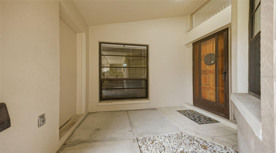 Covered Front Entry