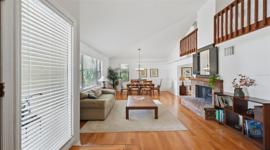 Hardwoood Floors Carry Through Most Of The First Floor