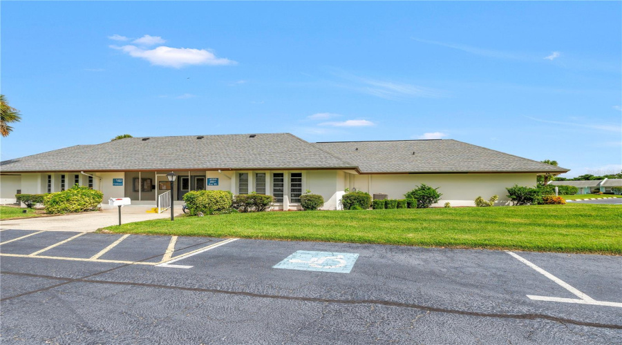 Club House With Expansive Parking