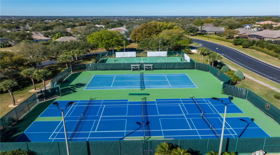 Pickleball And Tennis Courts