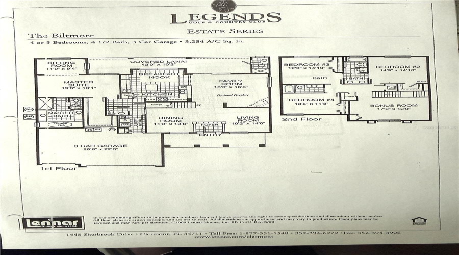 Combined Floor Plan