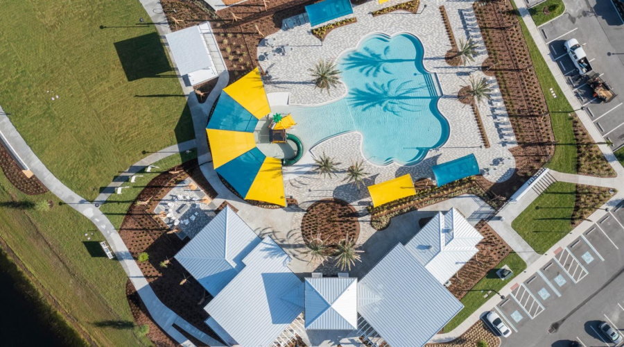 Meridian Parks Community Pool (Aerial View)