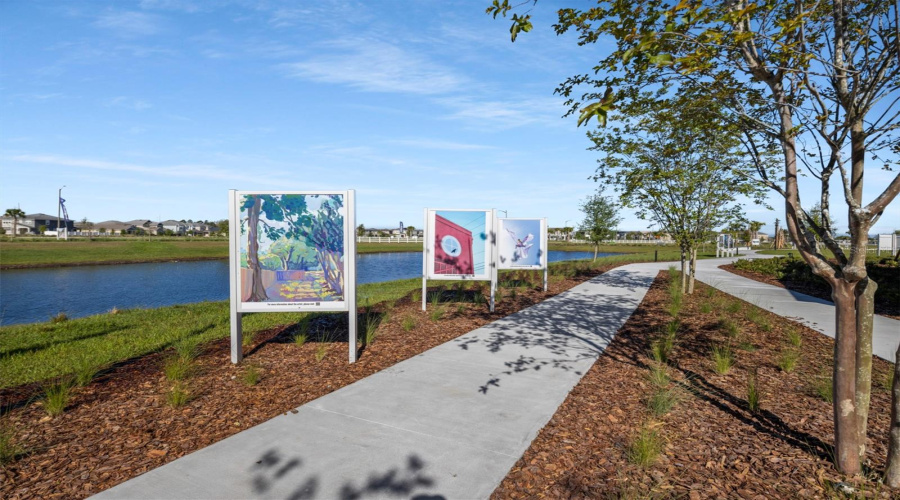 Meridian Parks Community Rotating Art Walk And Walking Trail