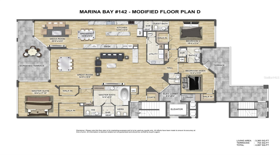 Longboat Key, Florida 34228, 3 Bedroom Bedrooms, ,3 Bathroombathrooms,Residential,For Sale,Harbourside,0,Mfra4685398