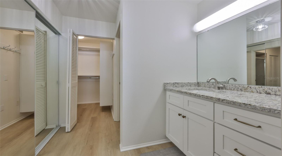 Master Vanity And Walk-In Closet