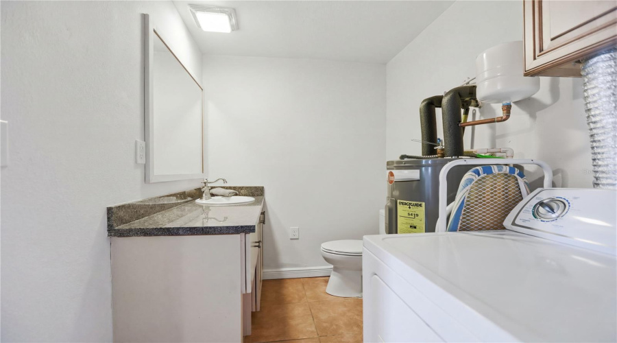 Half Bathroom/Laundry Room