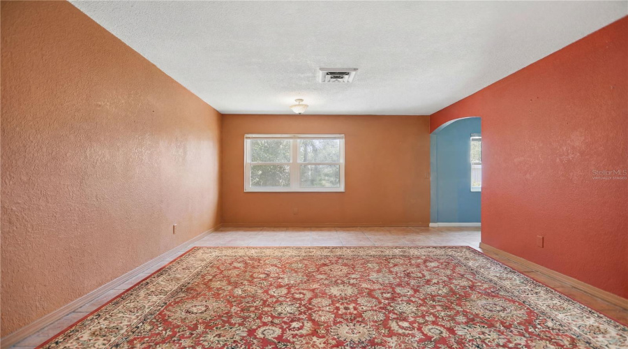 Living Room Virtually Staged