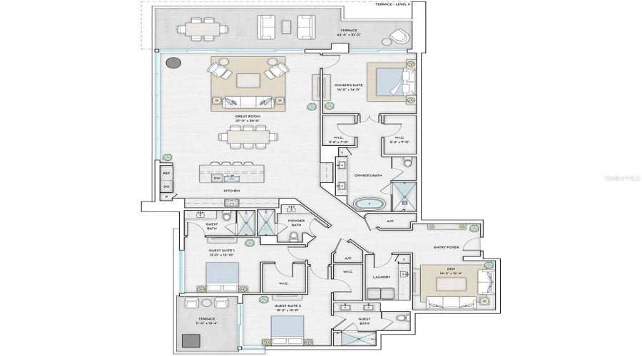 Bay 1C Floor Plan