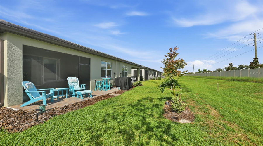 Screened Lanai With Extended Brick-Paver Patio
