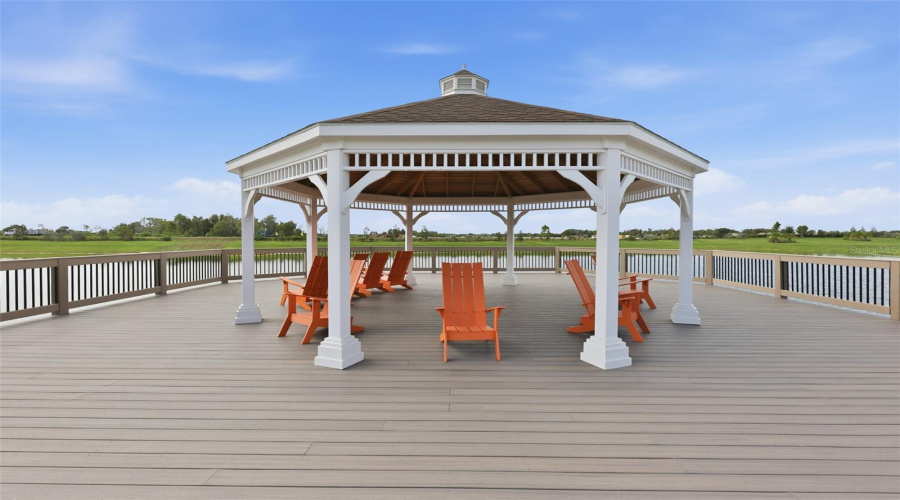 Gazebo On The Dock