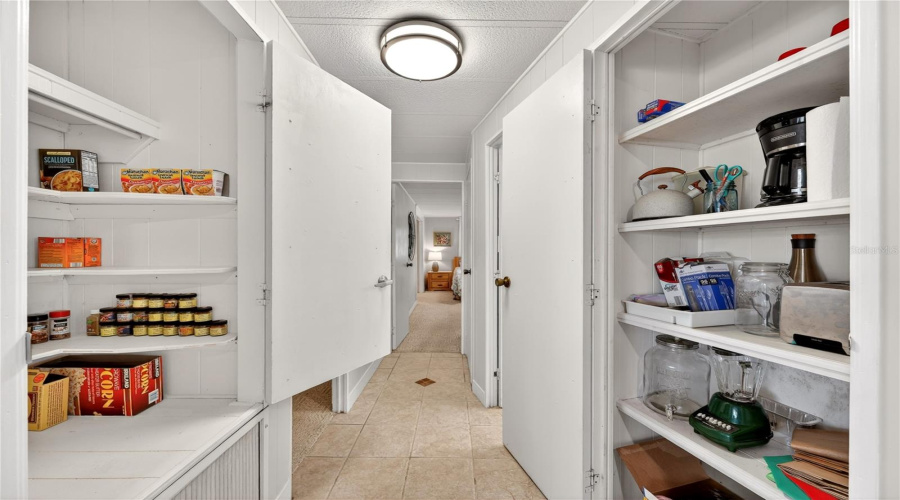 Two Closet Pantries