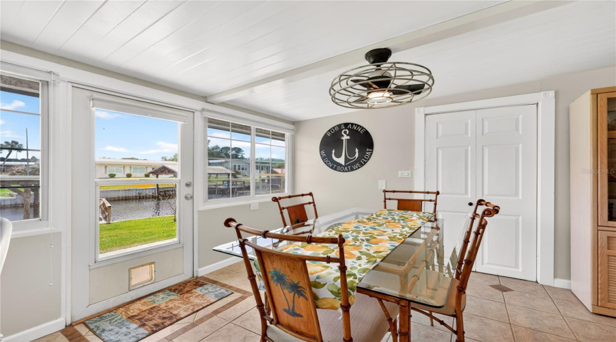 Dining Space With Water View