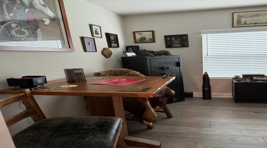 Flex Room With French Doors.