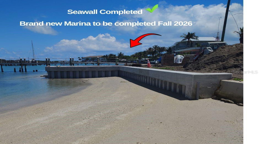New Seawall, There Are Two Of Them Just Completed