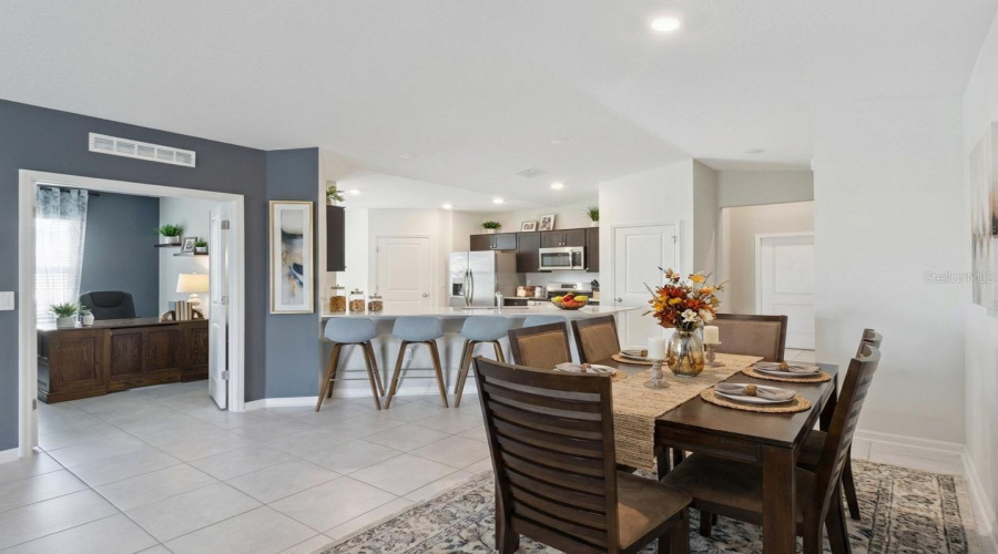 Dining And Kitchen And Office/Den