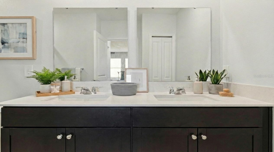 Primary Bathroom Dual Sinks
