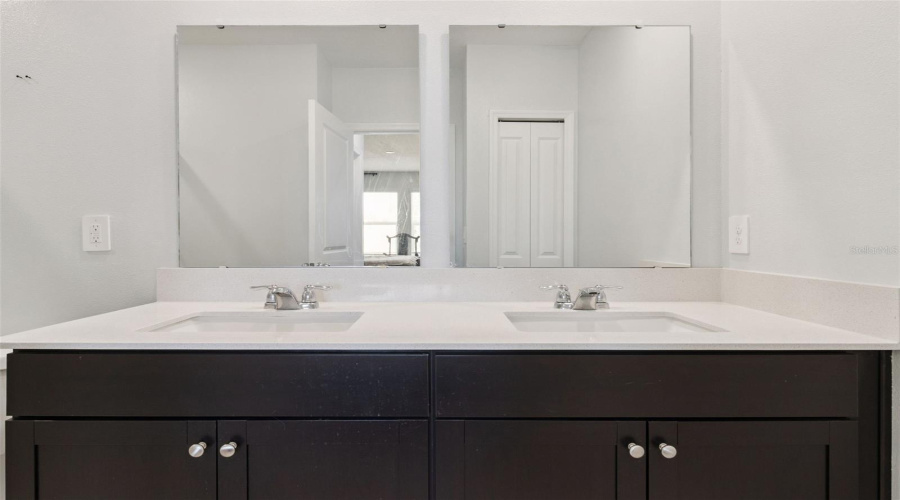 Primary Bathroom Dual Sinks