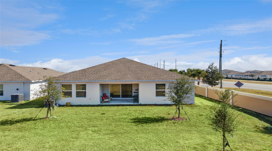 Back View Of Home