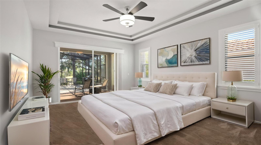 Virtually Staged - Primary Bedroom