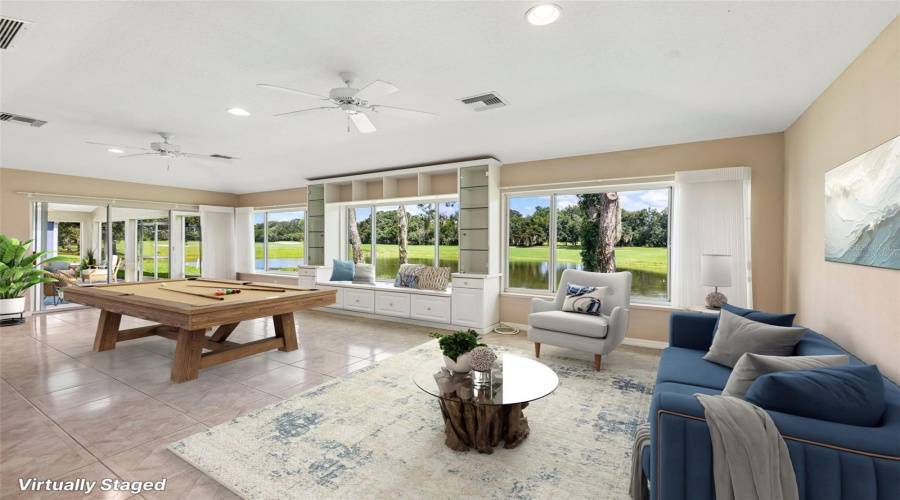 Virtually Staged Bonus Room 28' X 16'