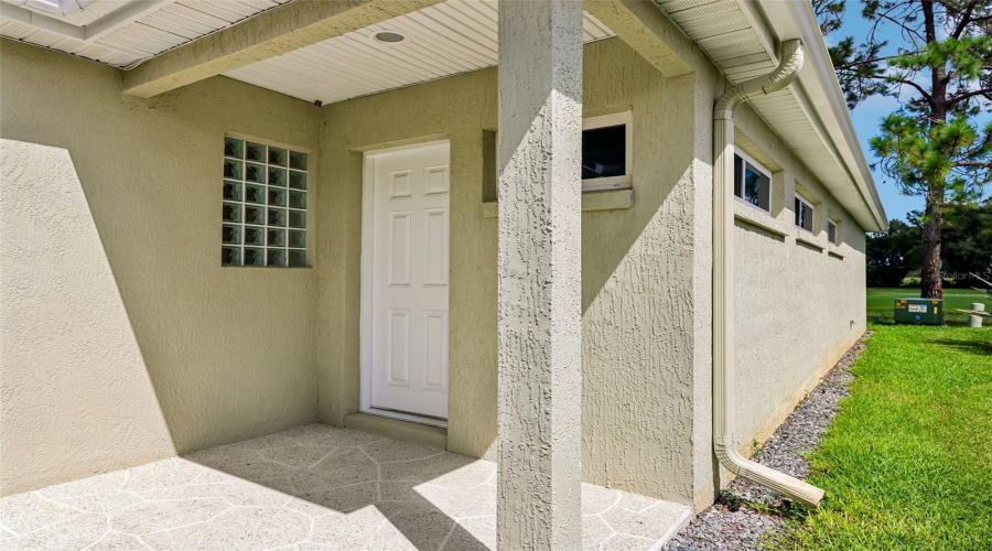 Side Door To Den/Study