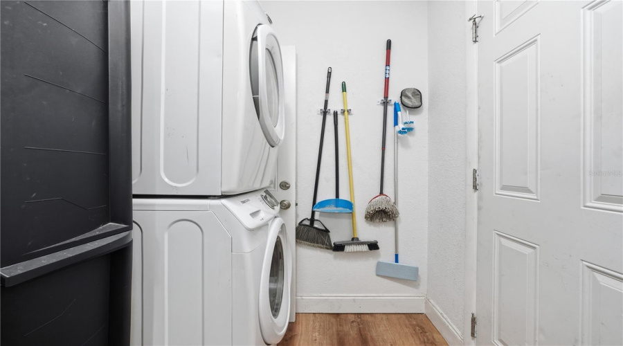 Indoor Laundry Area